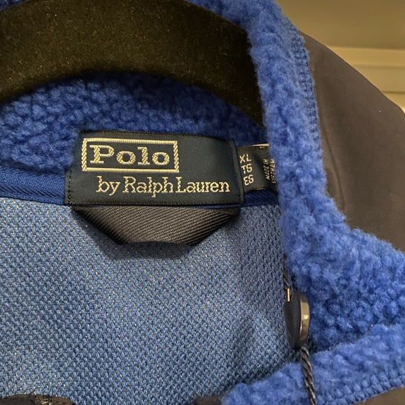 New with tags Polo Ralph Lauren high pile fleece 92 ski jacket XL - Picture 3 of 3